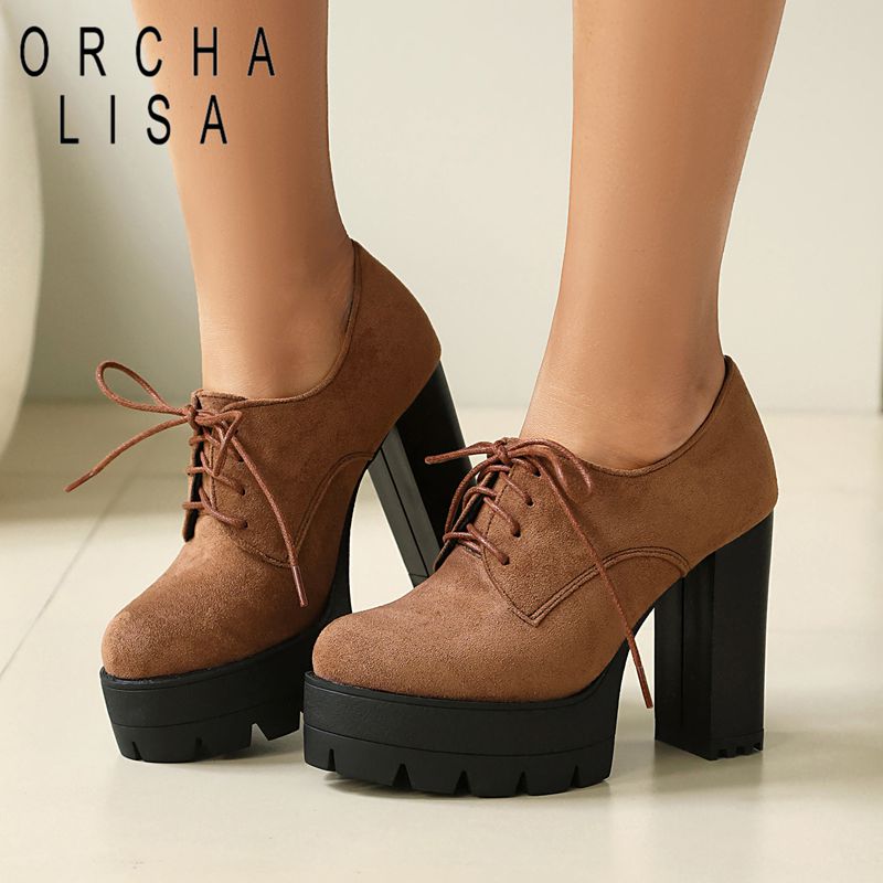 Women'S Shoes Extended Sizes - ORCHA LISA Hot Flock Wildleder Damen