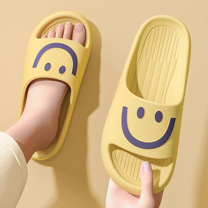 Women'S Shoes Temu - Smiley-Cloud-Hausschuhe für Damen und Herren, dicke