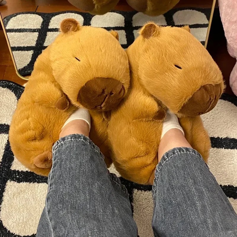 Women'S Shoes For Fall - Neuheit Capybara Hausschuhe Unisex Tier Rutschen