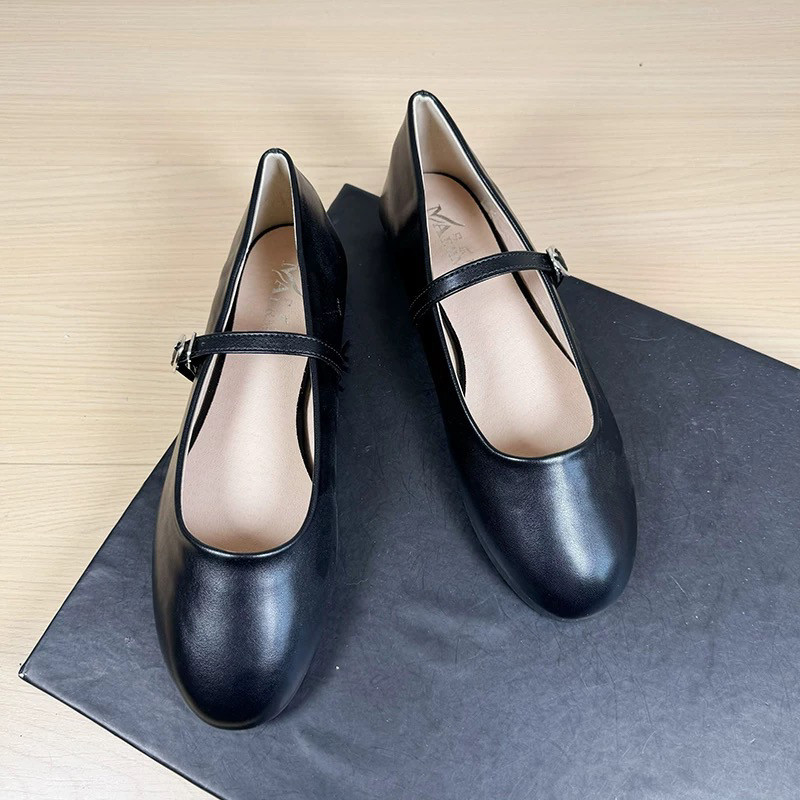 Ballet Flat Women - Größe 35-44, runde Zehenpartie, flacher Boden,