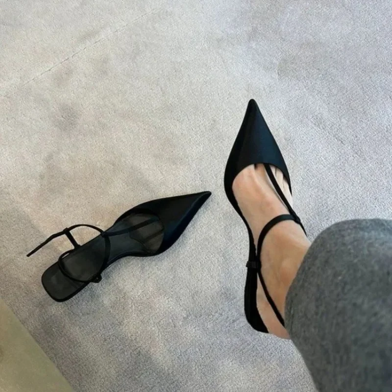 Women'S Heels - Schuhe für Damen, sexy, spitze Zehen-Damensandalen,