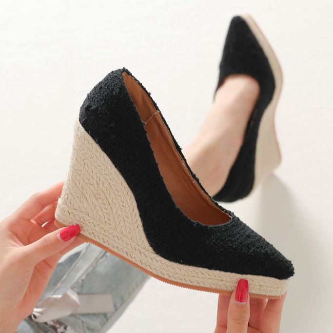 LIHUAMAO Luxus stil Frauen kei – Espadrille Wedge Shoes Bewertung und Preis