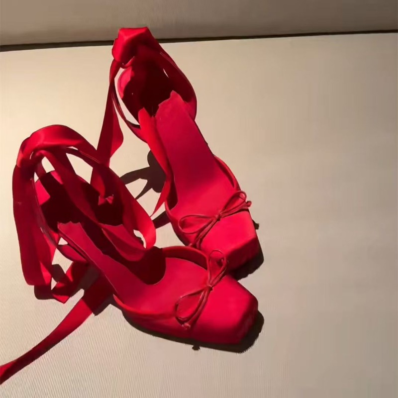 Rote High Heels, Damen-Knöchel – Ankle Strap Heels Bewertung und Preis