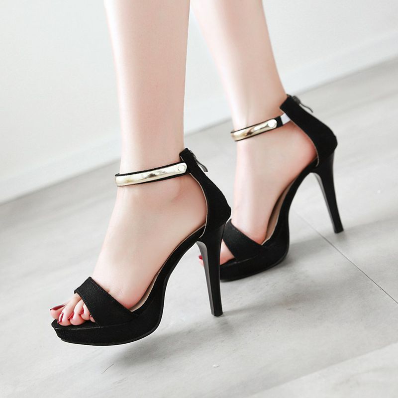 SIMLOVEYO Schicke Damen-Peep-T – Wide Fit Heels Bewertung und Preis