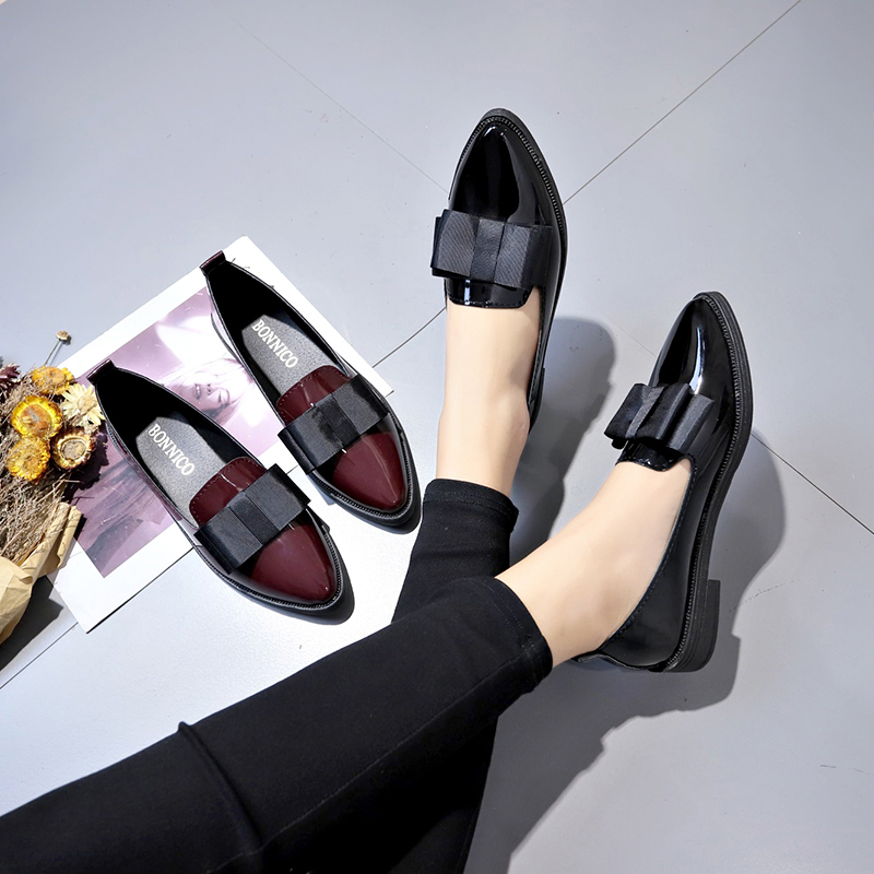 Schwarze/Weinrote Lackleder-Sp – Women'S Shoes Temu Bewertung und Preis