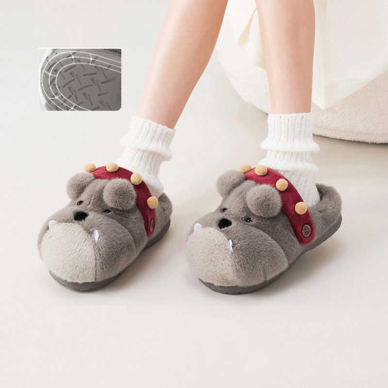 Bulldog Buddy Baumwollhausschu – Fluffy Fur Slipper Bewertung und Preis