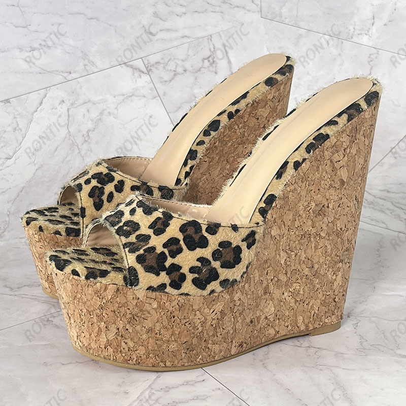 Rontic handgemachte Damen-Plat – Cork Wedge Sandal Bewertung und Preis