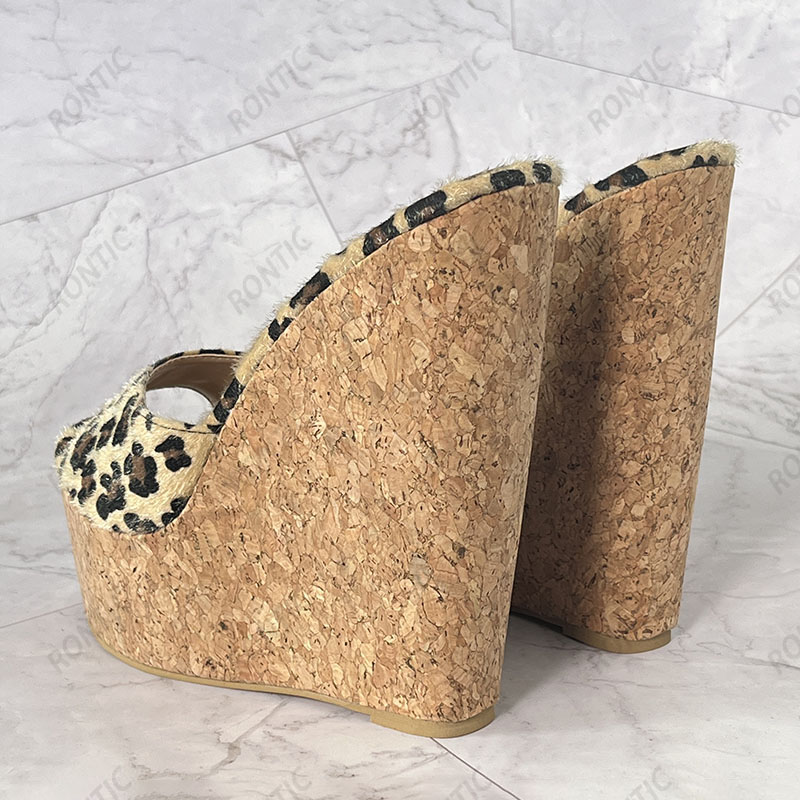 Rontic handgemachte Damen-Plat – Cork Wedge Sandal Bewertung und Preis