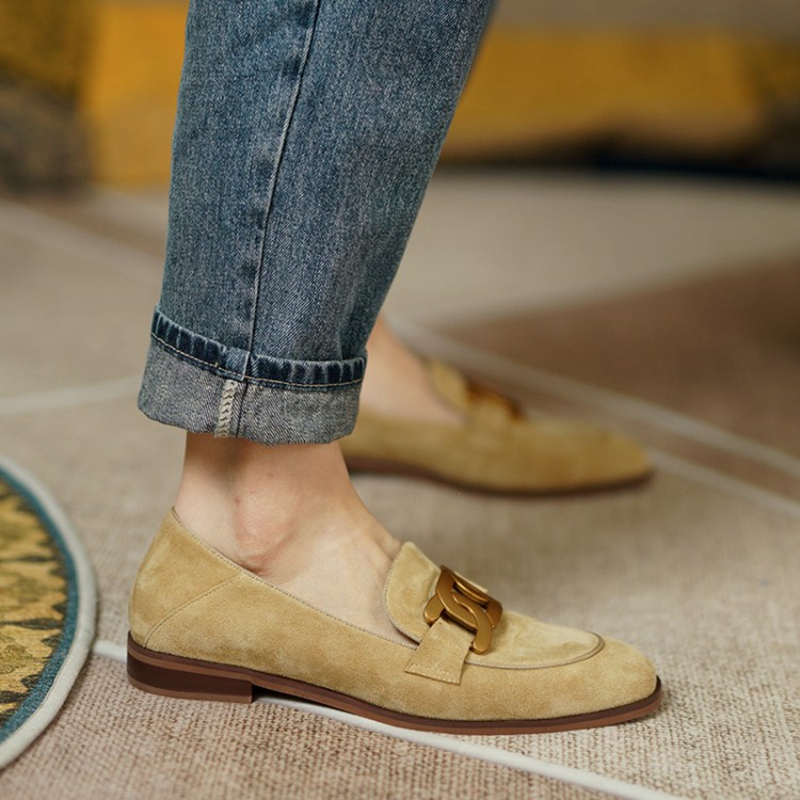 Wildleder Leder Frauen Loafers – Women'S Heels Bewertung und Preis