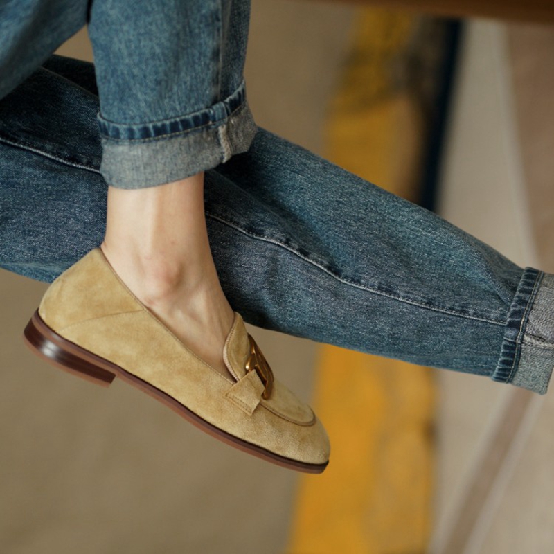 Wildleder Leder Frauen Loafers – Women'S Heels Bewertung und Preis