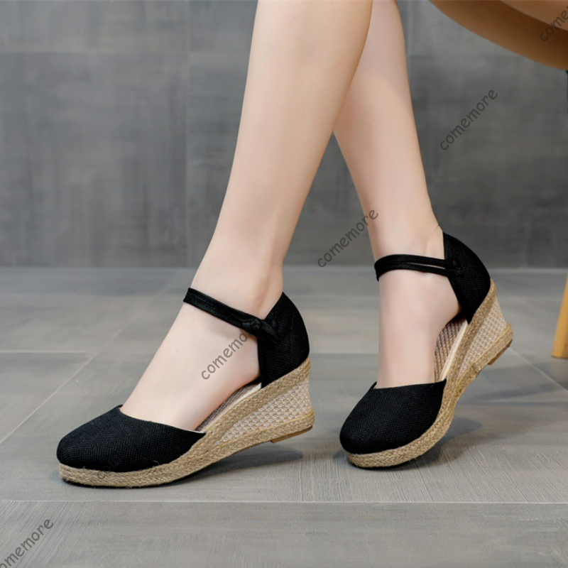 Comemore Sandalen mit hohem Ab – Espadrille Wedge Shoes Bewertung und Preis
