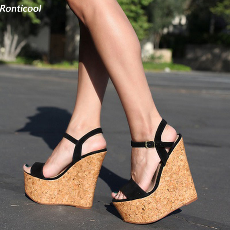 Ronticool Handgefertigte Damen – Cork Wedge Sandal Bewertung und Preis