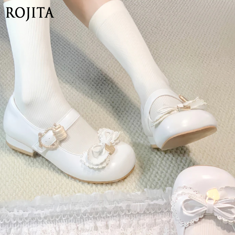 Damenschuhe, Schleife, Lolita- – Ankle Strap Heels Bewertung und Preis