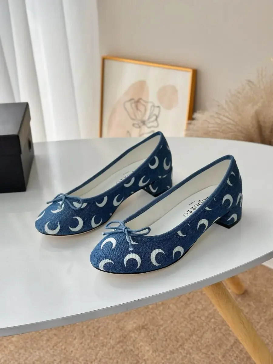 Ballerinas mit Mondmuster und  – Ballet Flat Women Bewertung und Preis