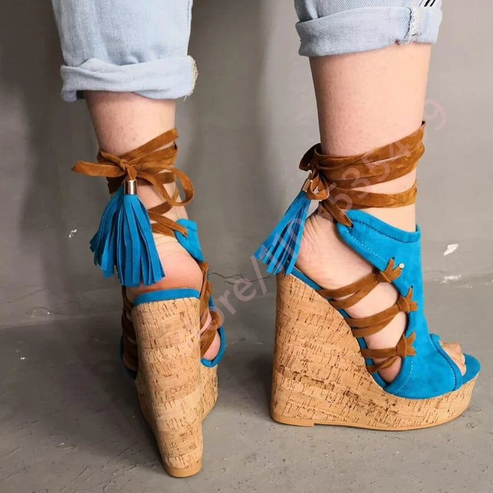 Peep-Toe-Kork-Keilabsatz-Sanda – Cork Wedge Sandal Bewertung und Preis