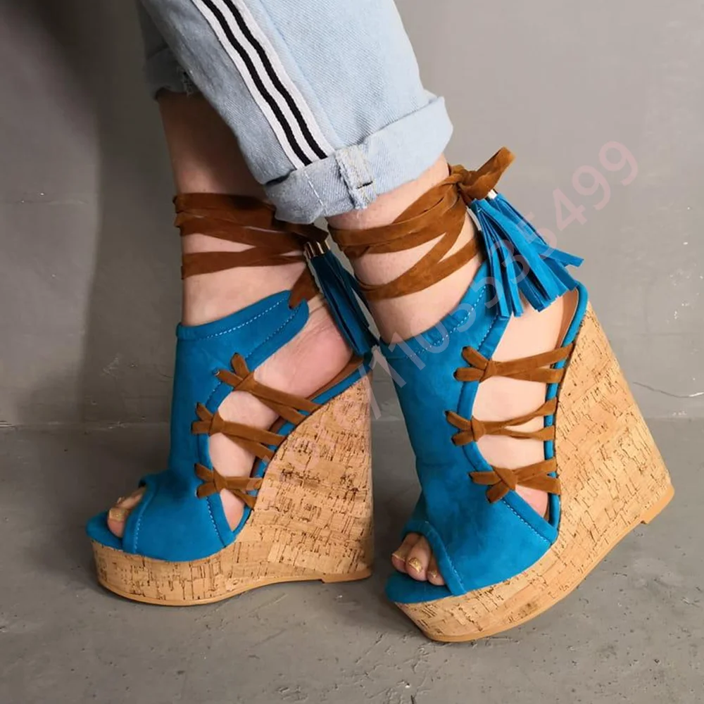 Peep-Toe-Kork-Keilabsatz-Sanda – Cork Wedge Sandal Bewertung und Preis