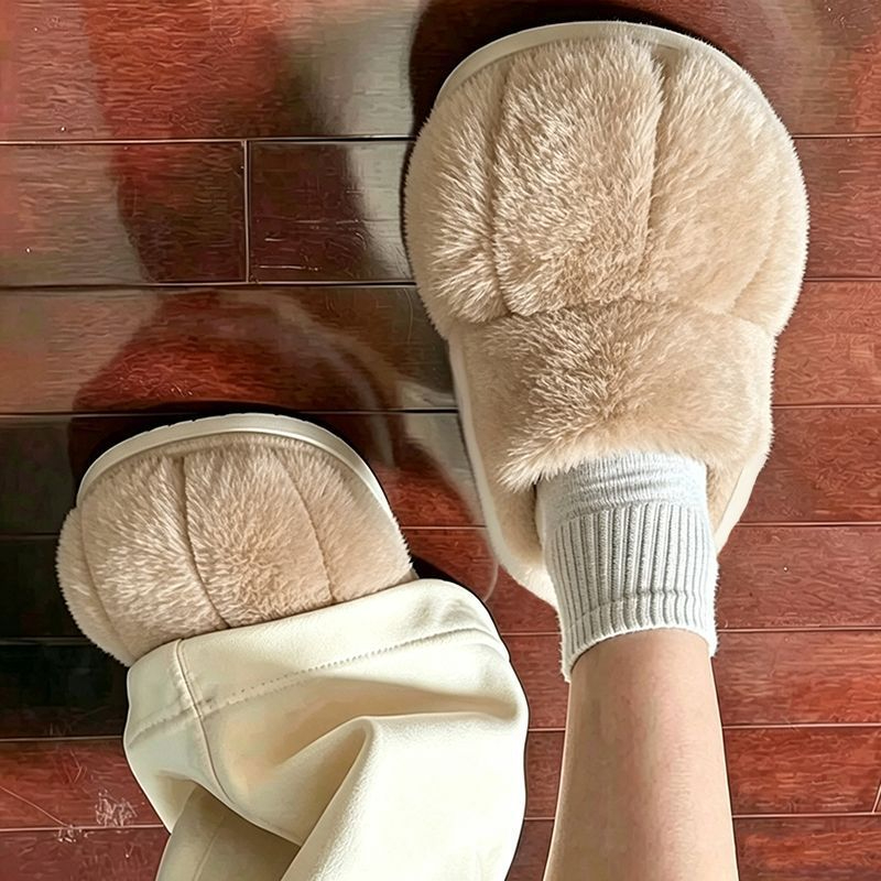 Niedliche Katzenpfoten-Plüschp – Fluffy Fur Slipper Bewertung und Preis